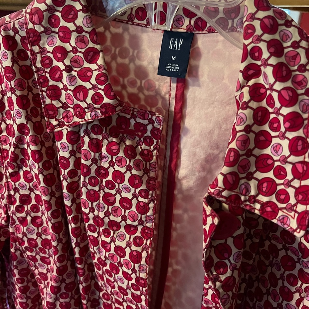 Romantic Whimsical Rose Patterned Jacket - image 3